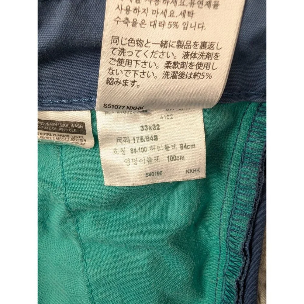 Levis Jeans Mens 33x32‎ Blue Chino Pants